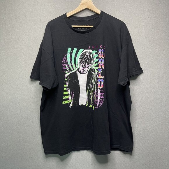 Juice Wrld Pop Art Graphic Rap Tee XXL Black - Picture 1 of 5